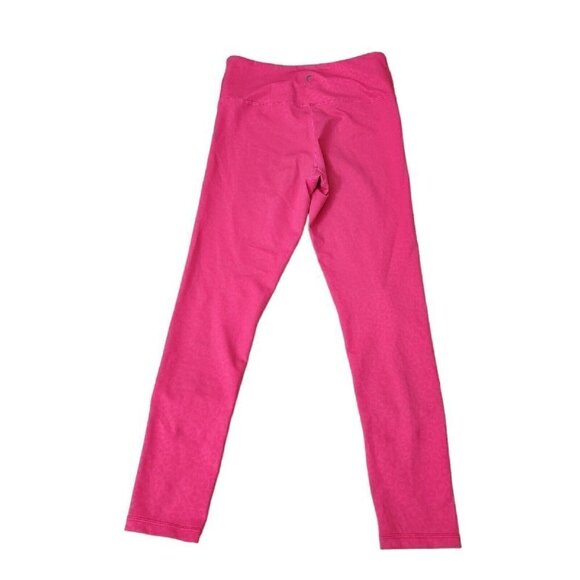Zyia Active Leggings 4 Pink Leopard Print High-Rise Stretch Gym Athletic - Picture 6 of 9